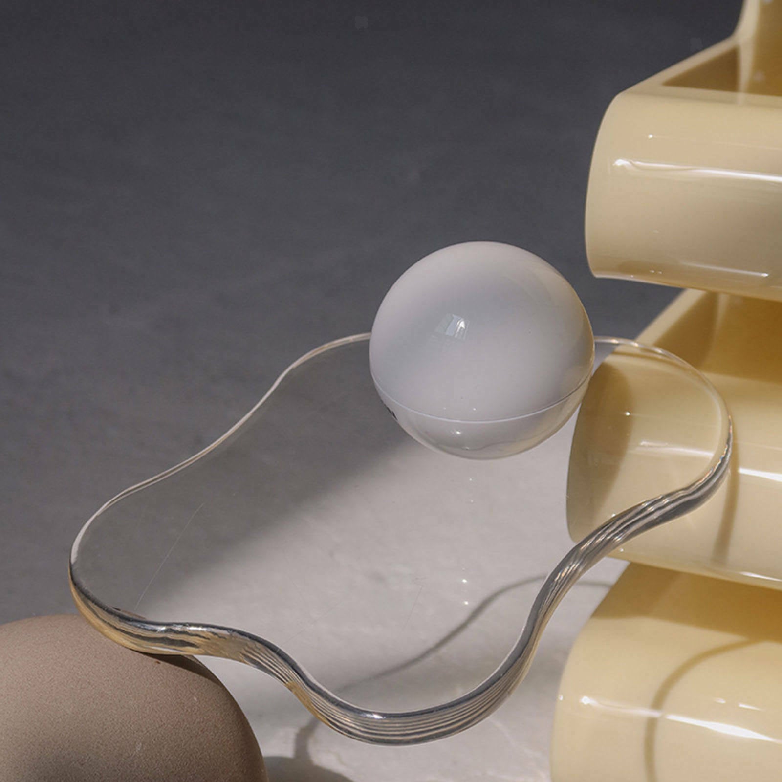 1x Irregular Acrylic Coaster Heat Insulation Kitchen Accessories Acrylic Drink