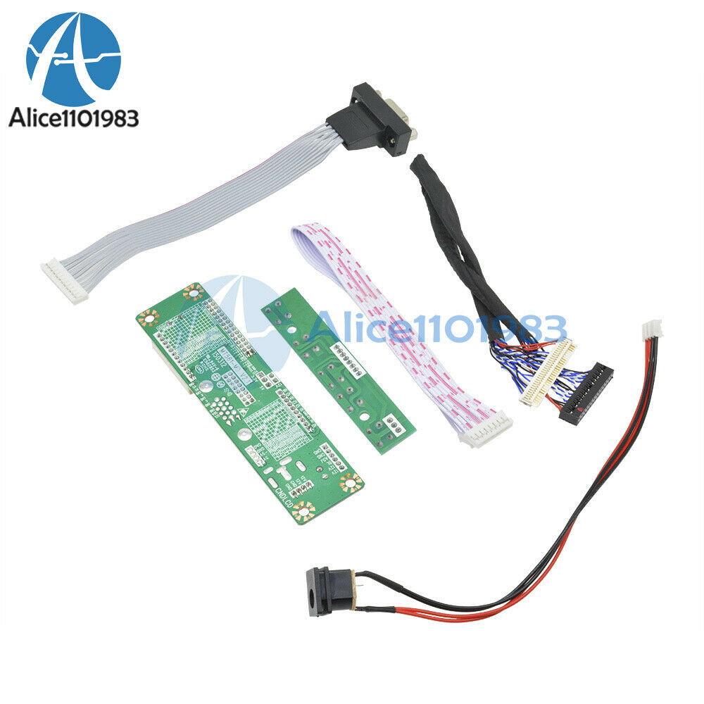 VGA Video Channel MT6820-MD V2.0 Universal Driver Board with Cable LVDS LCD