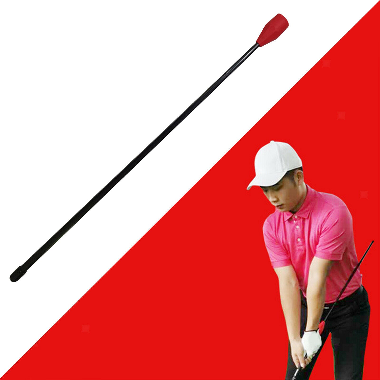 Golf Swing Trainer Stick Golf Chipping Practice Aid for Golf Beginners