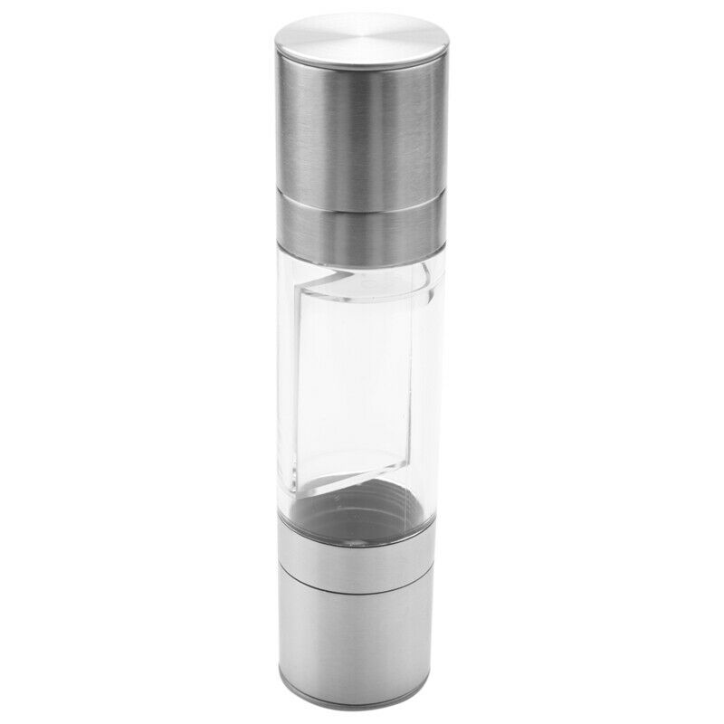 Stainless Steel Salt And Pepper Grinder 2 In 1 Manual Salt & Pepper Mill ShakeS6