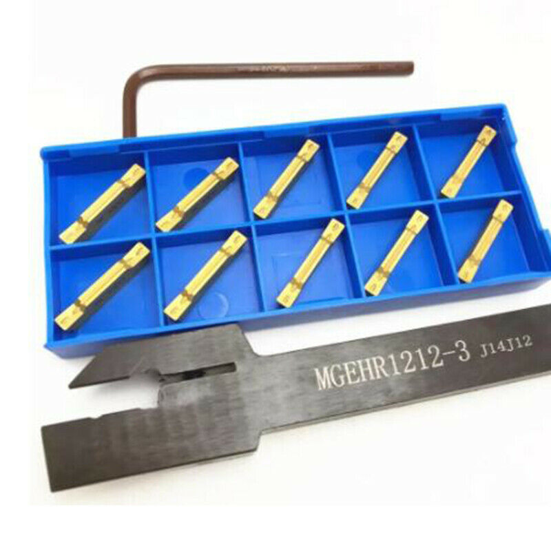 MGEHR1212-3 Cutter External Grooving Tool Turning Holder +  MGMN300-G inserts