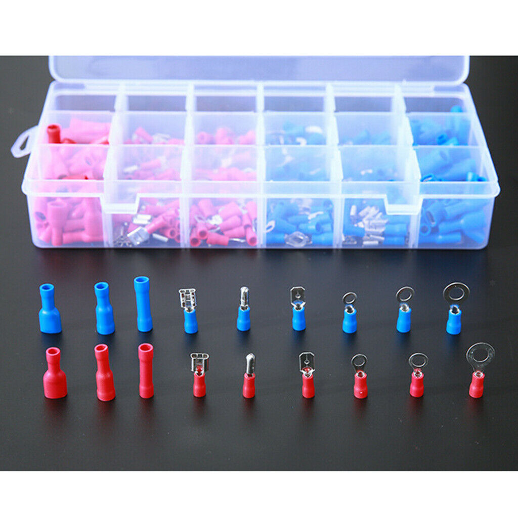 360PACKS Wirefy Heat Shrink Electrical - Wire Crimp Terminals Connectors Kit