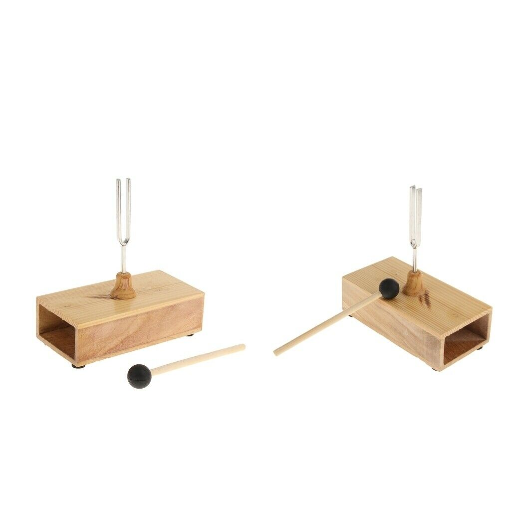 440HZ Tuning Fork w/ Resonant Box w/ Stick Percussion Instrument Part Study