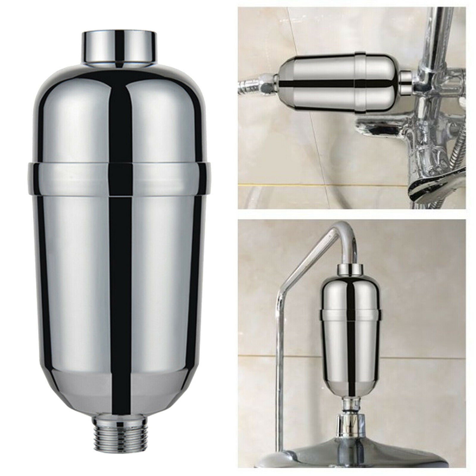 High Output Water-saving Bathroom Shower Head Filter for Chlorine Hard Water