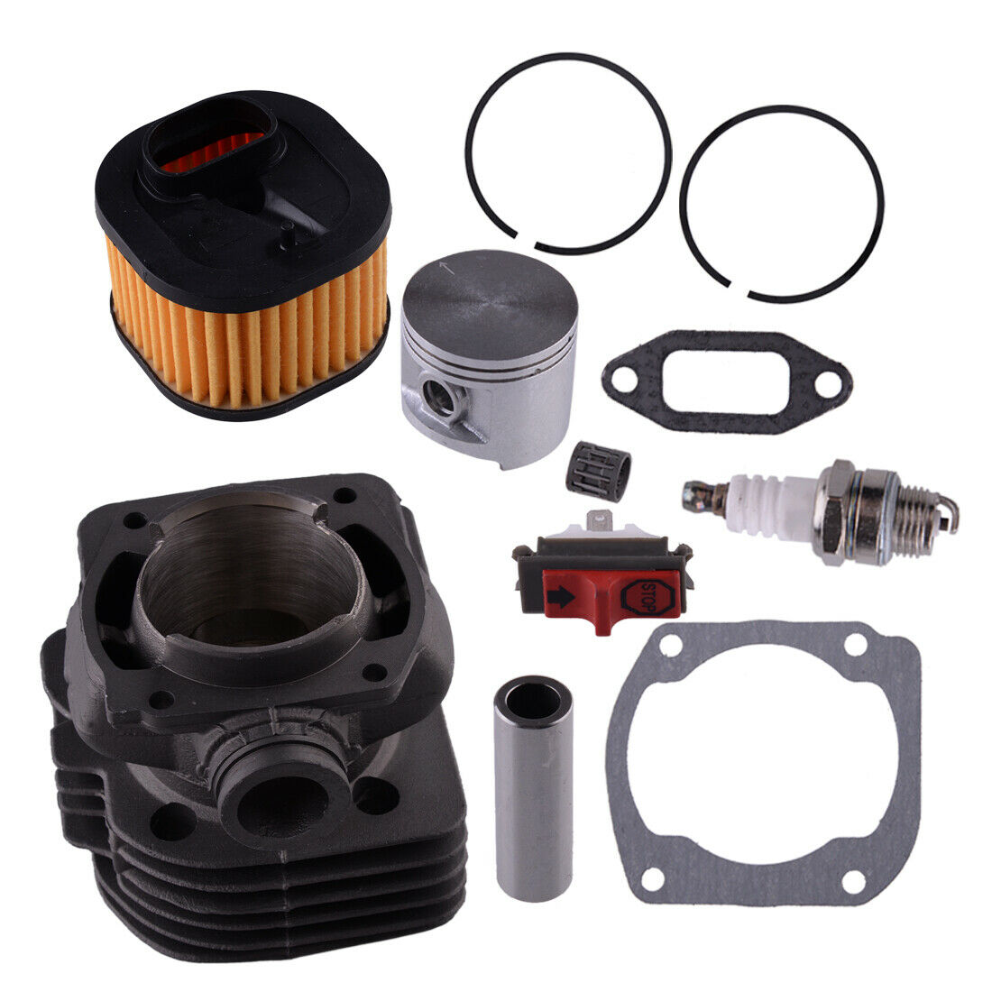 Set 50mm Cylinder Piston Top Set fit for Husqvarna 372 XP 362 365 371 Chainsaw