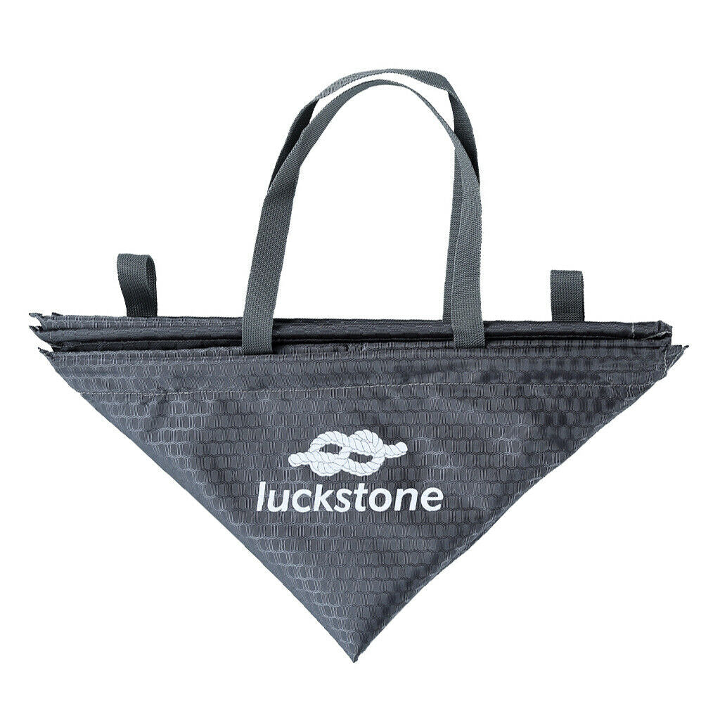 Nylon Rock Climbing Arborist Throw Line Rope Gear Storage Cube Bag gray