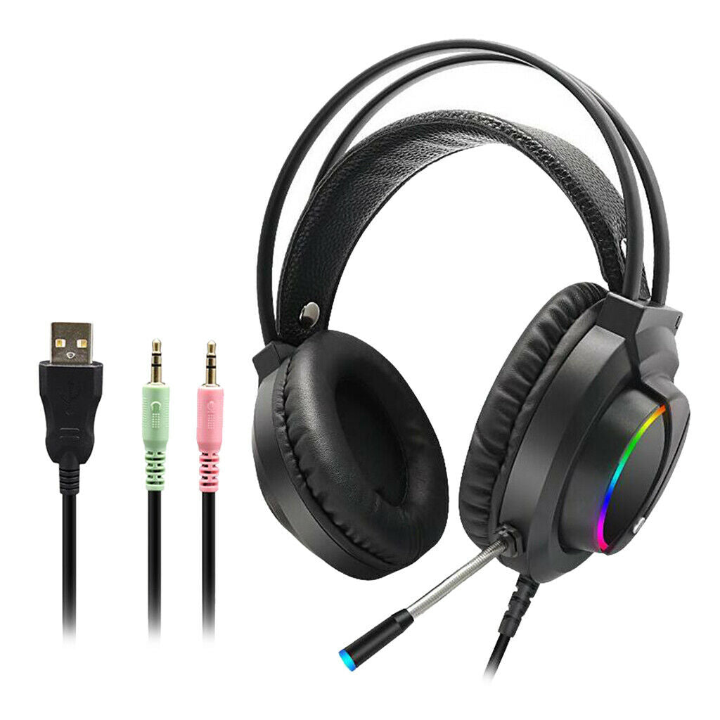 K1 Gaming Headset Headphone w/ Microphone for PS4 PC Laptop 3.5mm