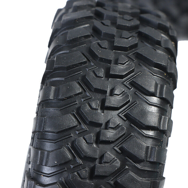 4pcs RC 120Mm 1.9 "Rubber Rocks Tires for SCX10 Trail 105 Rims TRX4 #8174I7CA