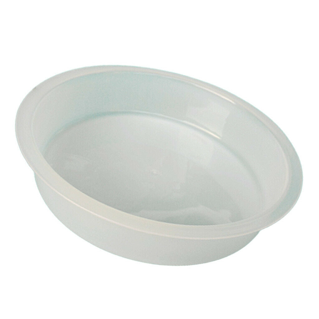 Plastic Round Birds Feeding Tray Dish Feeder for Cockatiel Parakeet Durable