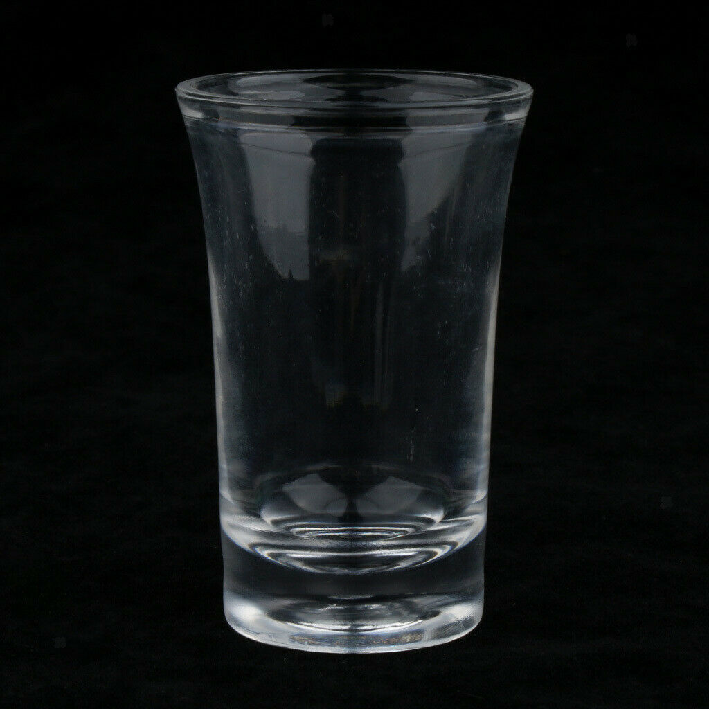 Excellent Acrylic Solid Glass Wine Cup 35ml High Temp Resistant for Bar Home