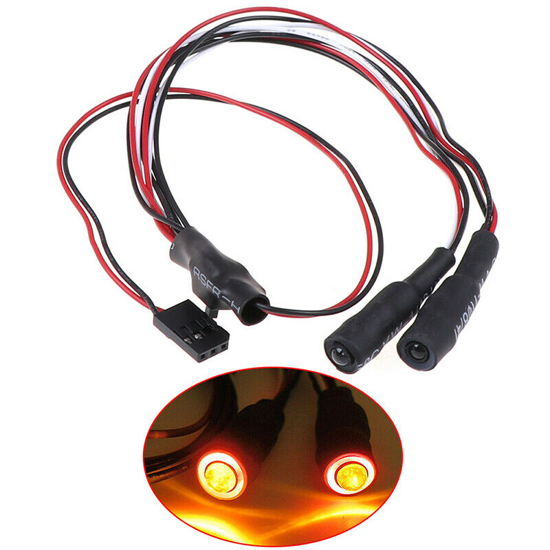 2LED RC 4.2v-6v Light Headlight headlamps Devil eyes For 1/10 RC Crawler .l8