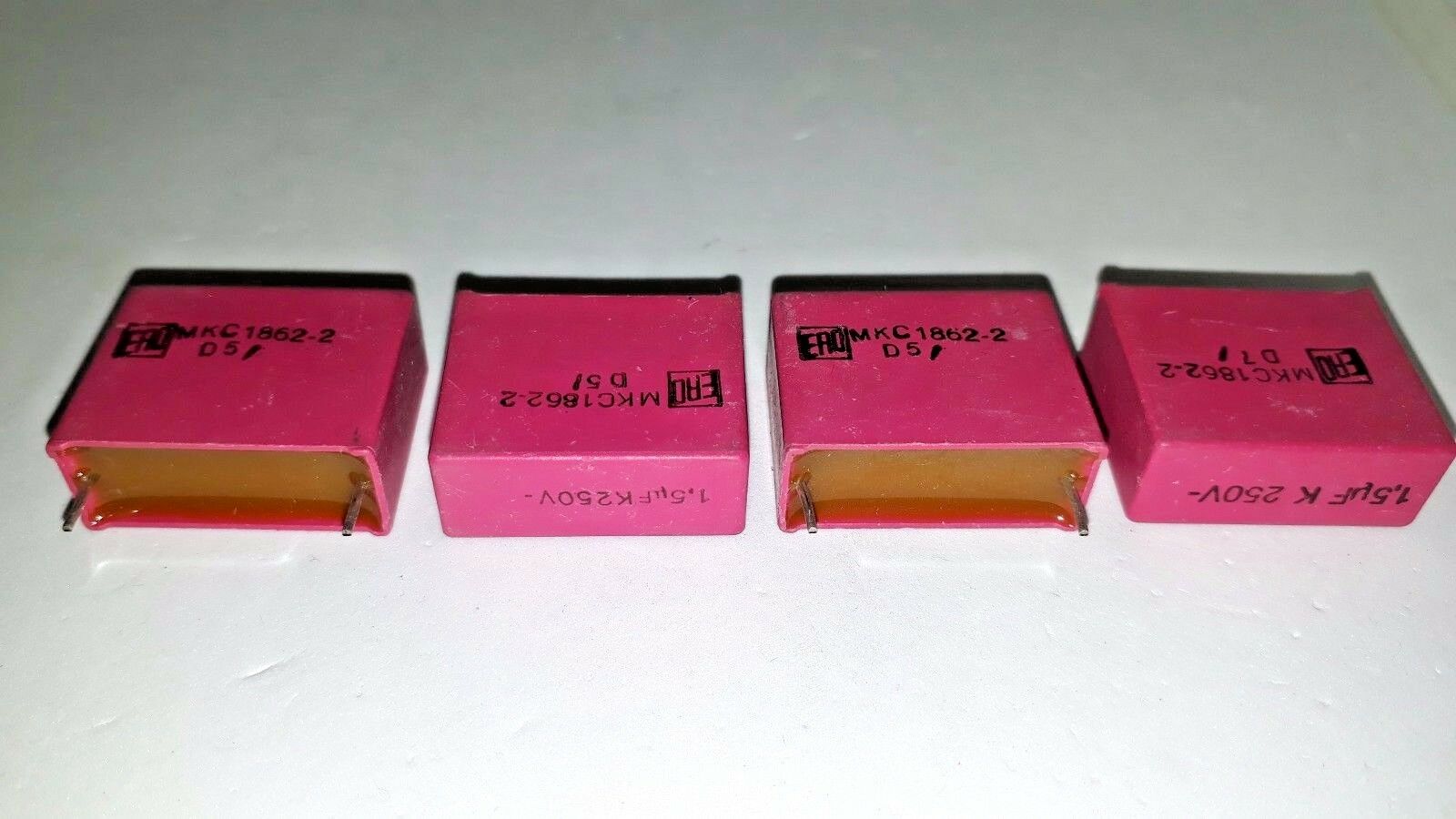 4pcs ERO MKC1862 1.5uF 250V HI_END POLYCARBONATE CAPS FOR AUDIO !TUBE SOUND!