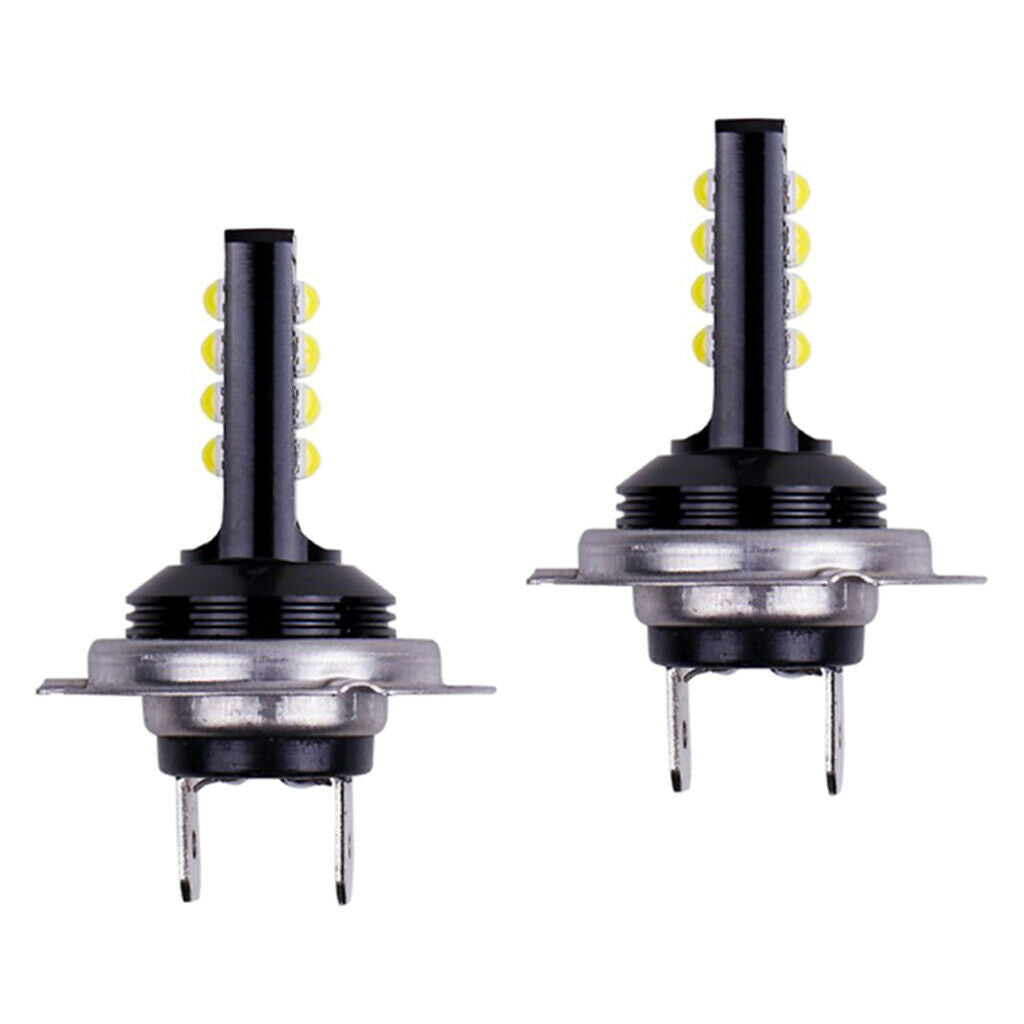 Univeral 2XWhite H7-60W-3030-12SMD LED Bulb HighPower Super Bright Car Light
