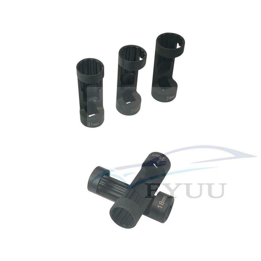 5pcs 12 point sockets 1/2 Drive 18-24MM Nut Socket Set for most of European US