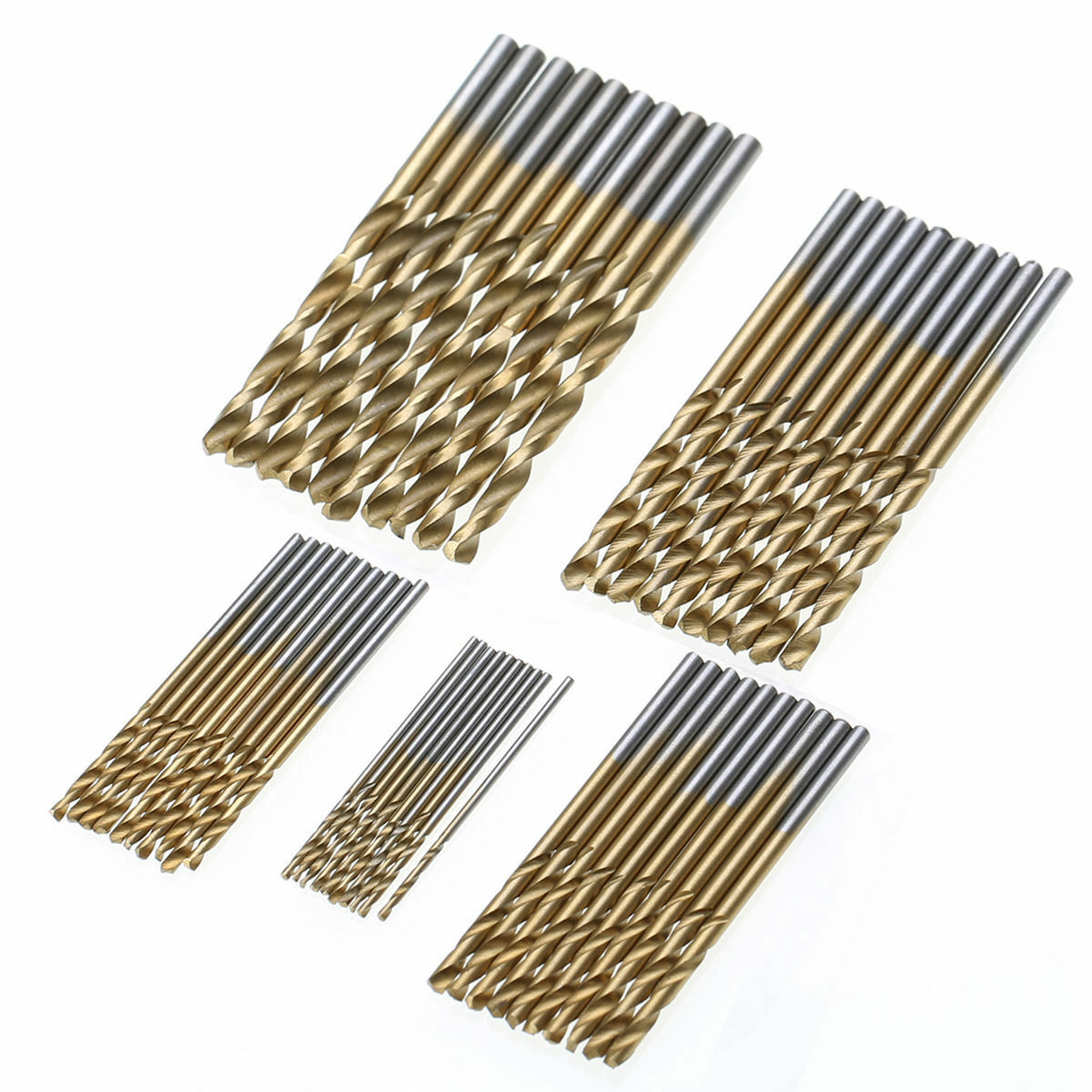 50pcs HSS Cobalt Twist Drill Bits HSS-Co For Hard Metal Stainless Steel 1mm-3mm