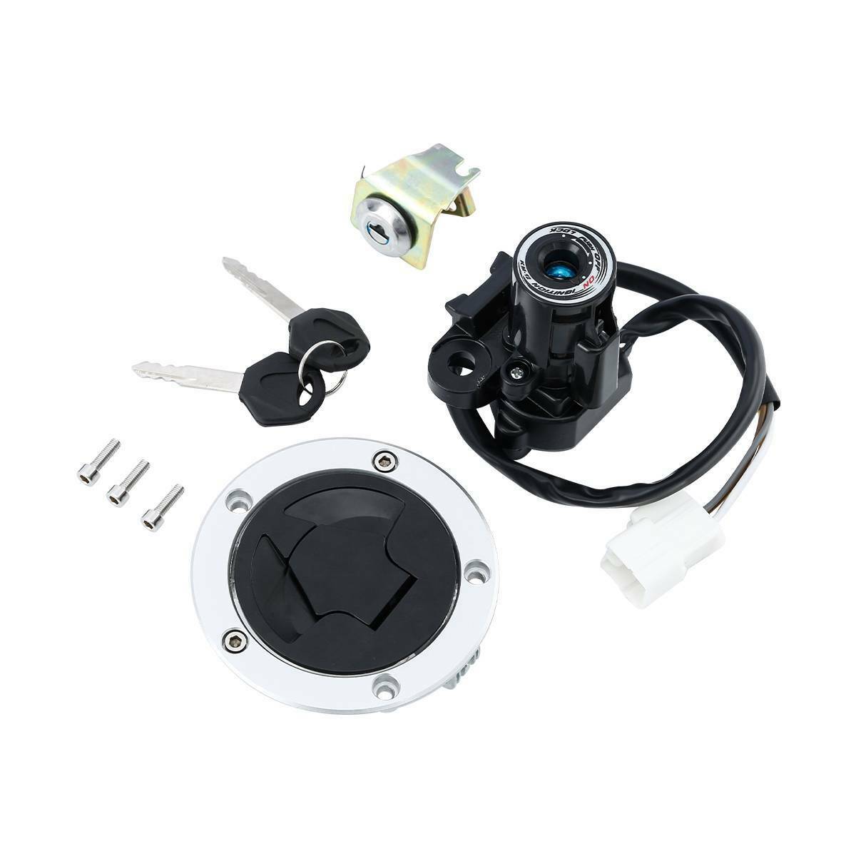 Fuel Gas Cap Ignition Switch Seat Lock Fit For Kawasaki Z1000 2010-2016 15 14 13