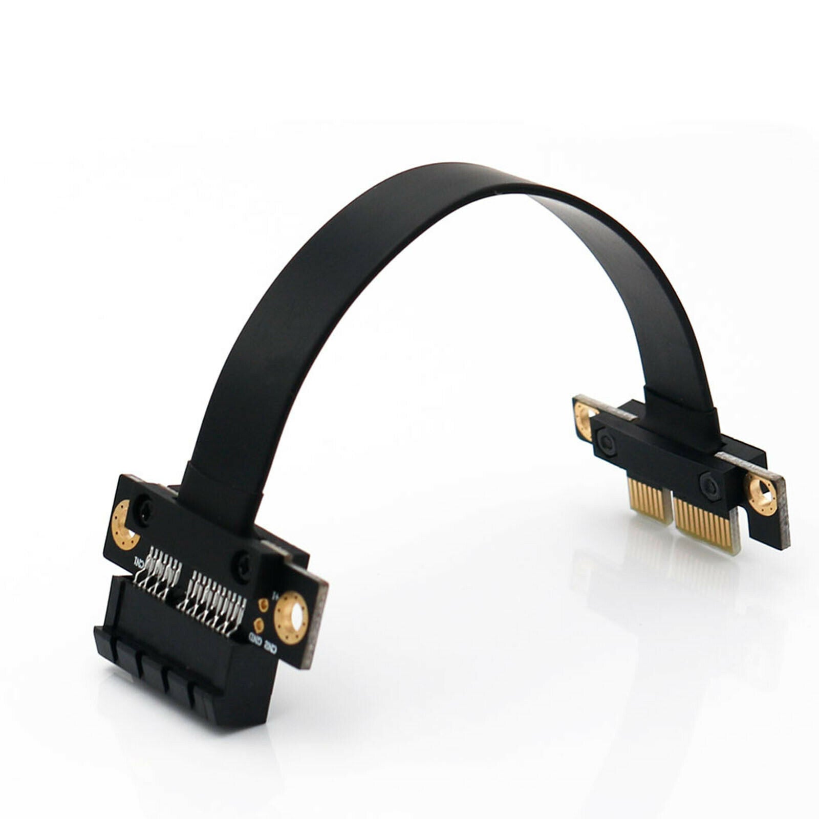 PCI-e PCI Express 36PIN 1X Extension cable Extender 180 Degree 20cm
