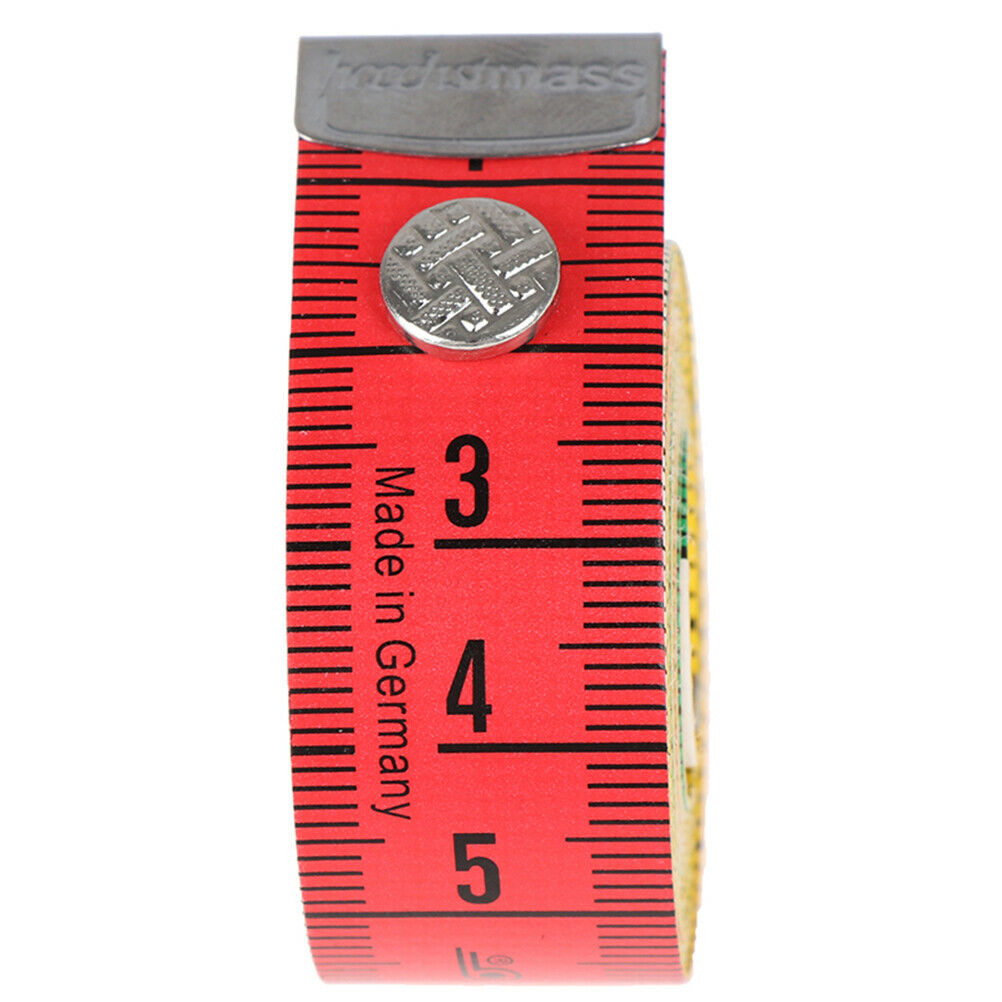 60in Button Tailor Measure Tape Sewing Tools Flat Tape 150CM Body Measuring  SJ