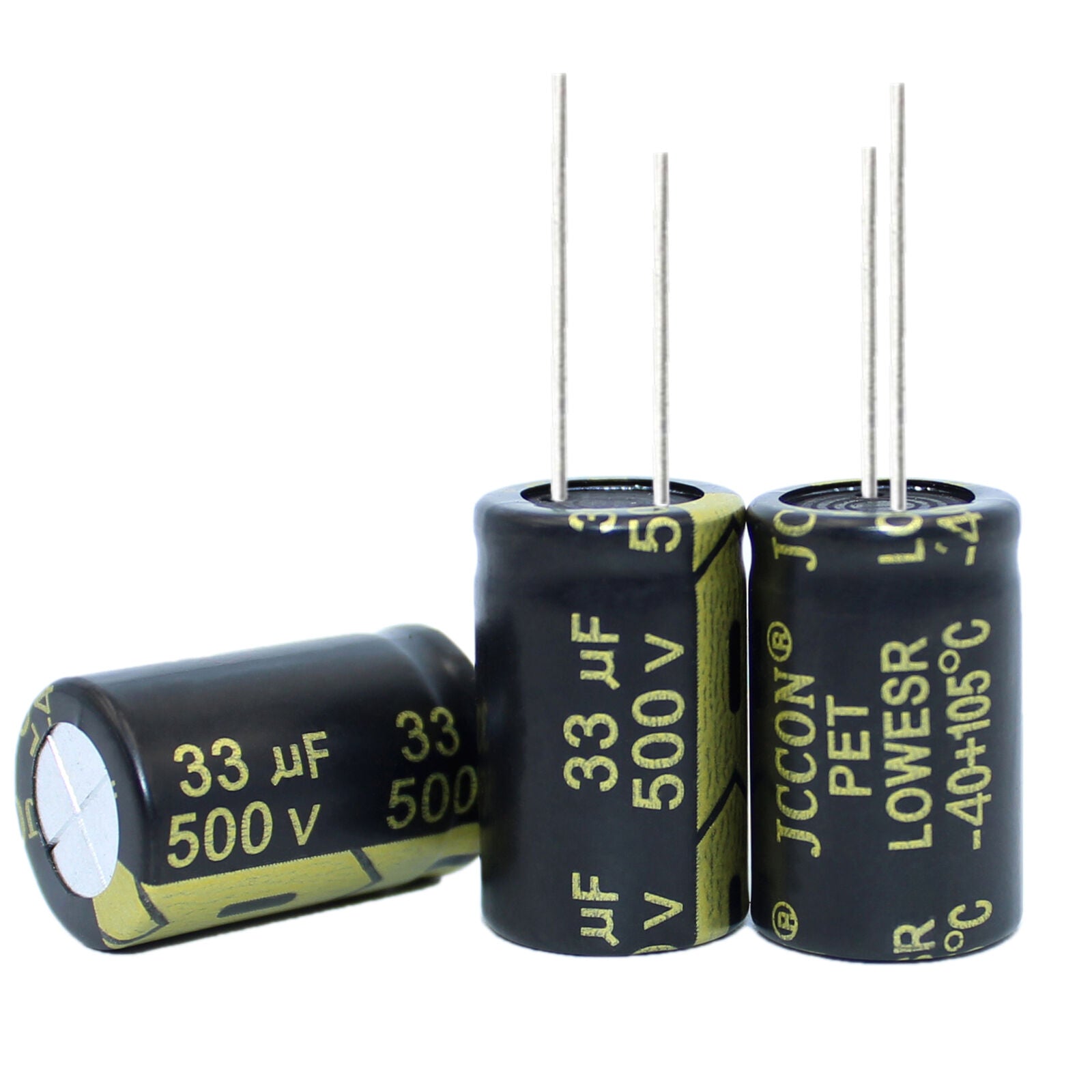 5pcs 500v33uf Aluminum electrolytic capacitor Switching power adapter 16x25mm