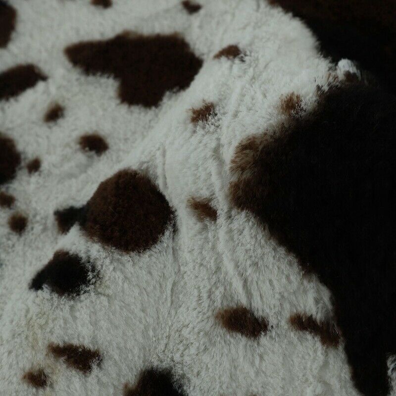 Imitation Animal Skins Rugs and Carpets Cow Carpet Carpets for Living Room BedK5