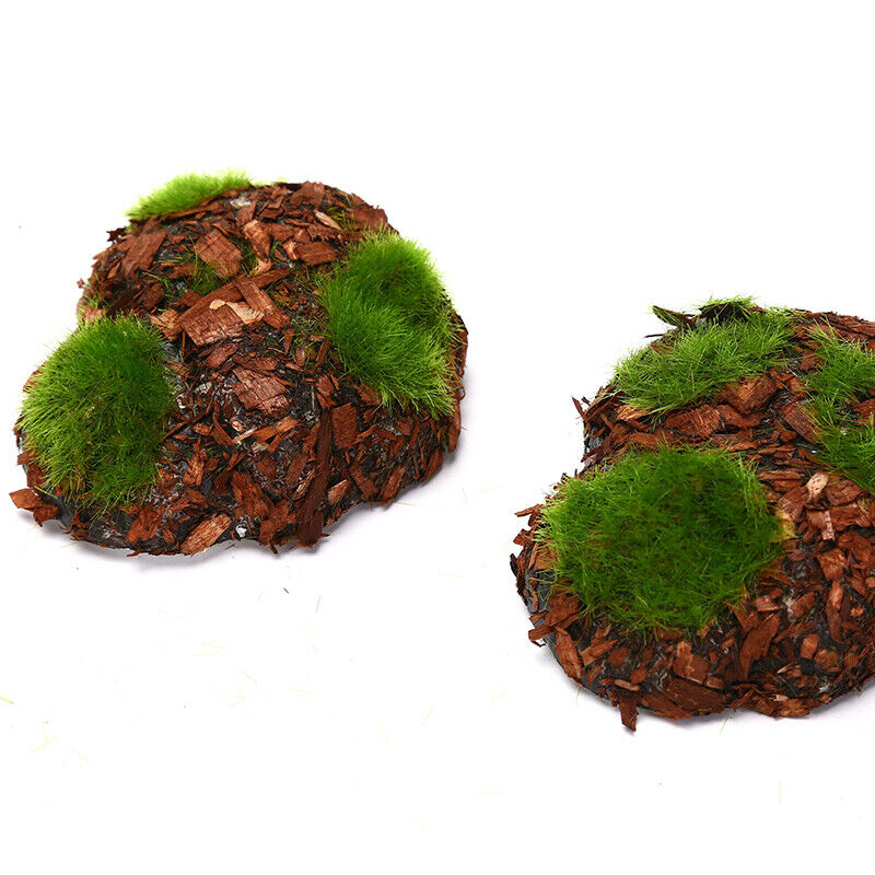 6Pcs Artificial Moss Stone Grass Green Plant Micro Landscape Garden Decor.huCHA