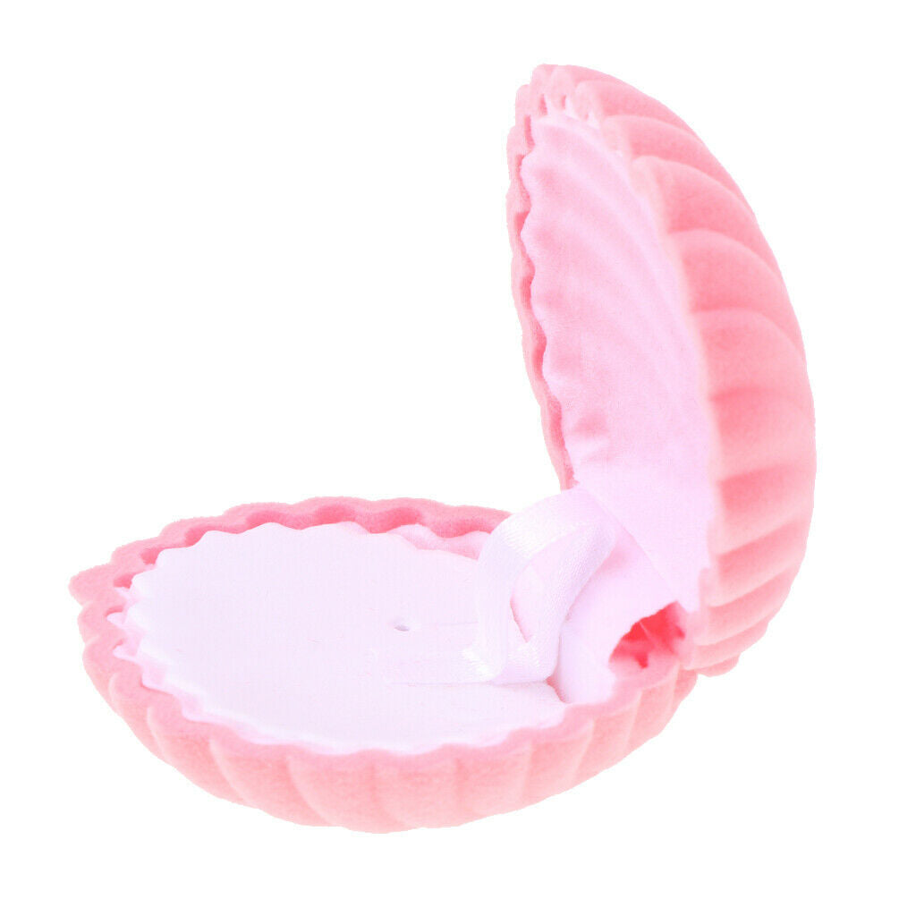Personal Jewelry Necklace Storage Pink Shell Jewelry Gift  Box