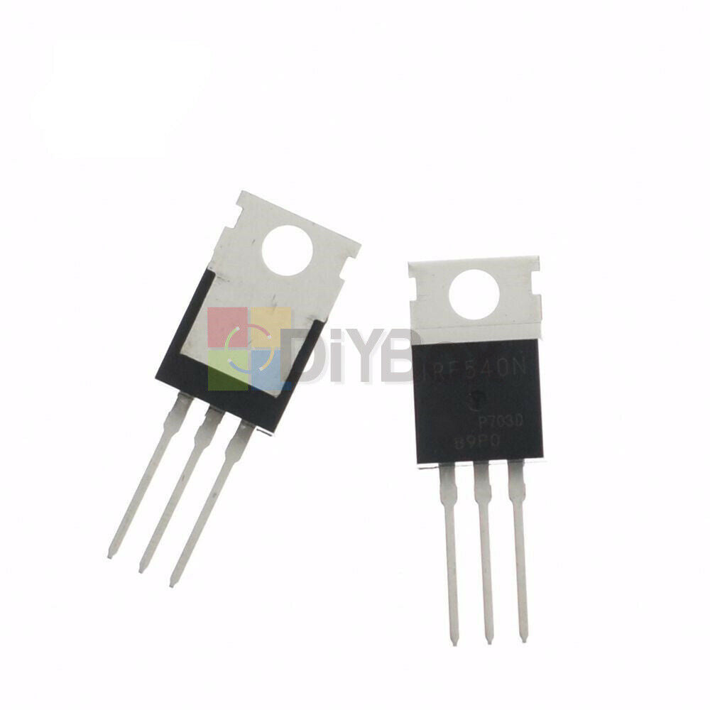 100Pcs IRF540N IRF540 DIP-3 TO-220 N-Channel 33A 100V Power MOSFET IC IRF540N