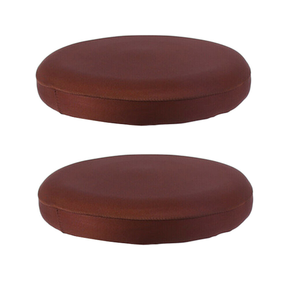 2Pcs Bar Stool Covers Round Chair Seat Cover Protector Slipcovers