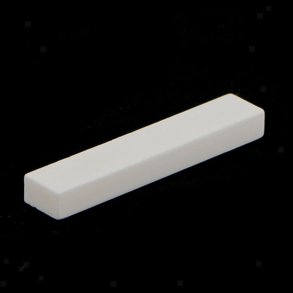 2pcs 52mm Cattle Bone Blank Unslotted Guitar Nuts for Handmade Guitar DIY