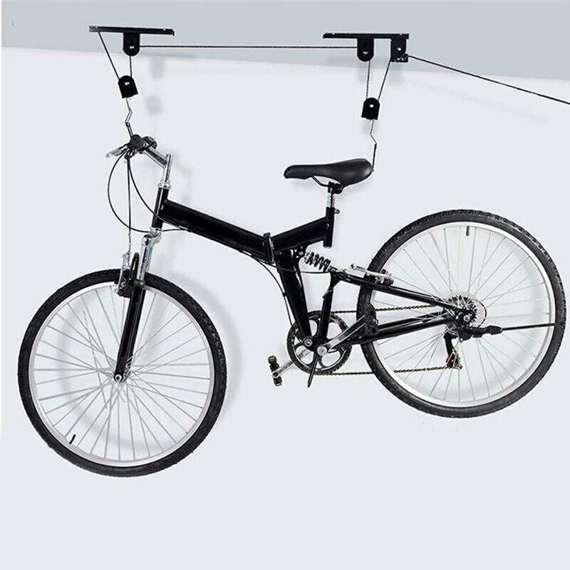 Support Lifter Bike Ceiling Light + Bindings And Hook - Lift Bicycle - New