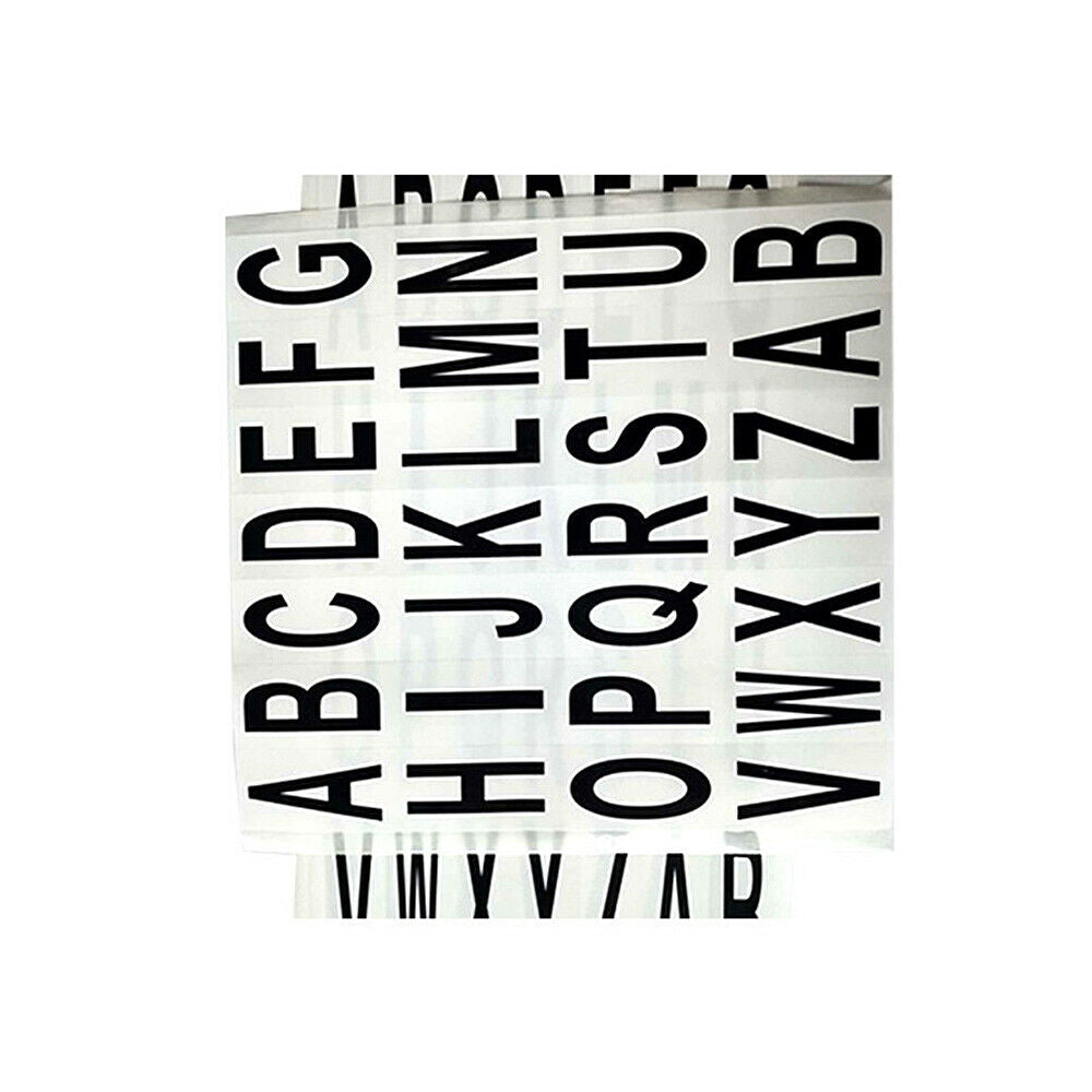 5 Sheets A-Z Alphabet Stickers Labels Self Adhesive Capital Letters Tags Craft