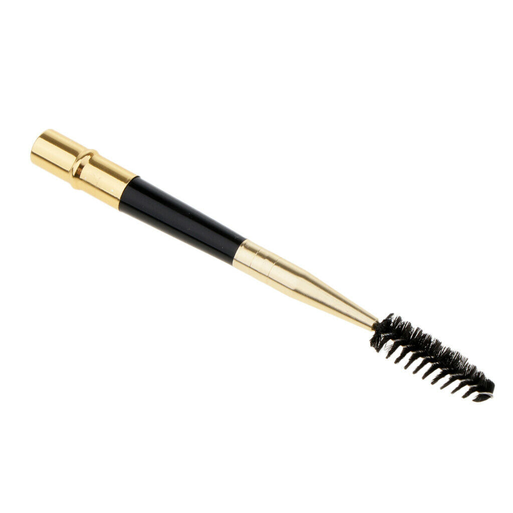 Mascara Wand Detachable Eyebrow Grooming Shaping Brush for Women Golden