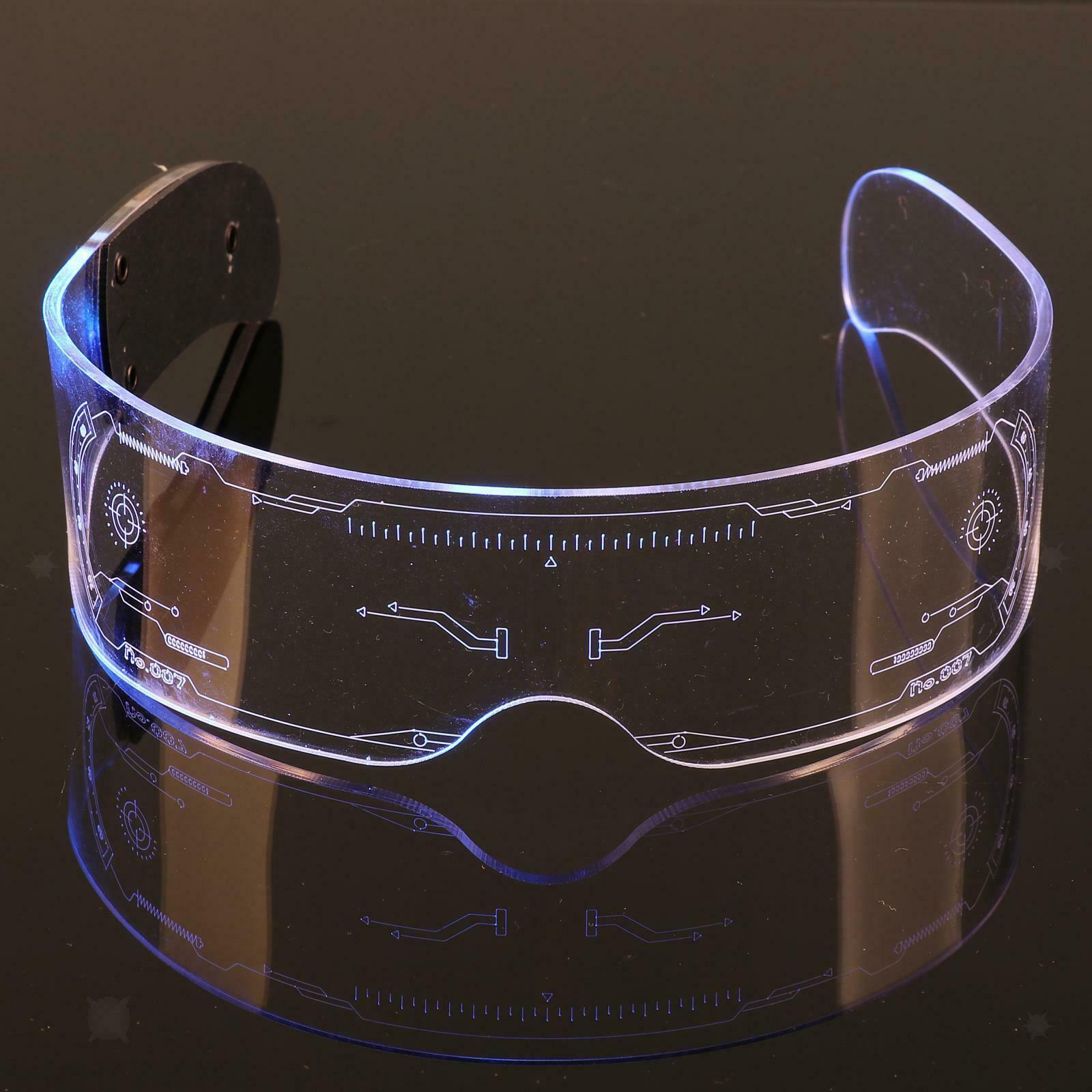 LED Glasses Light Up Glowing Party Rave Glow-in-The Dark LED Sunglasses