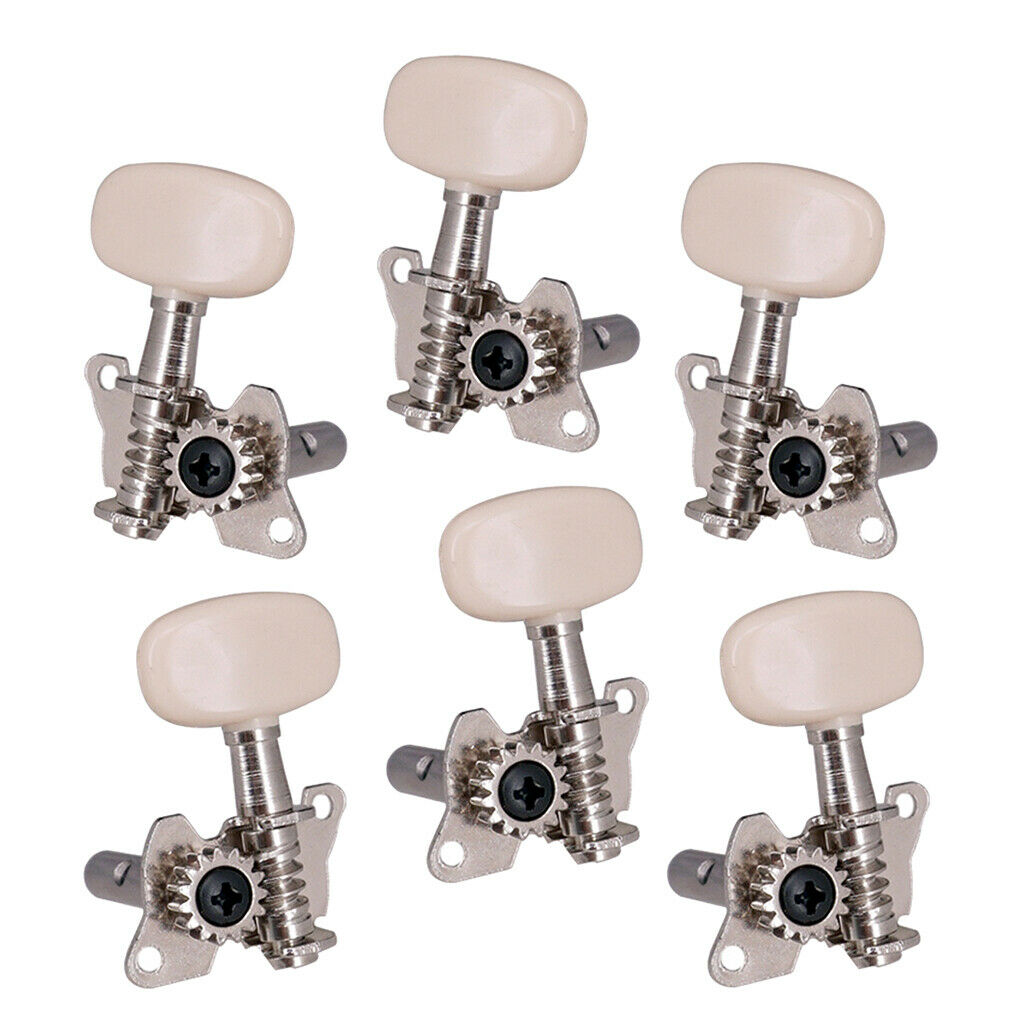 Professional Guitar Machine Heads 3L + 3R Tuning Pegs Tuner for