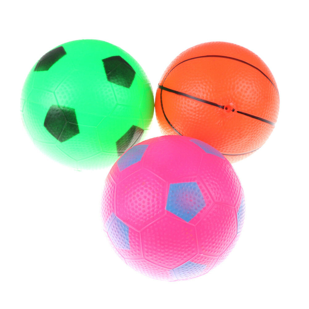 12cm Inflatable Basketball Football Blow Up Ball Kids Sports Outdoor Play.l8