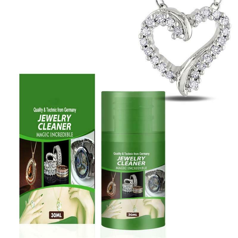 30 ml Jewelry Cleaner Ring Care Washing Liquid Diamond Rust Detergent Remover
