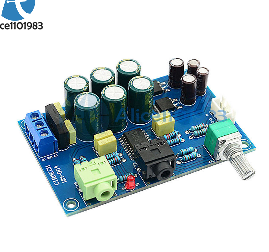 AC/DC 12V-24V TPA6120A2 TPA6120 Headphone Amplifier Board HIFI Headphone AMP