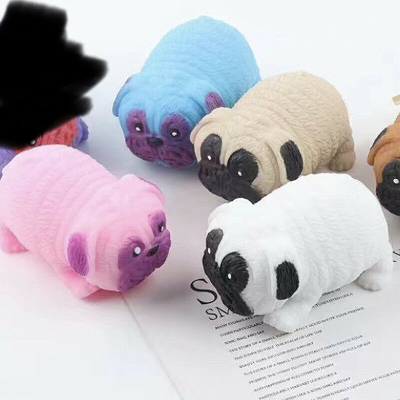 Stress Squeeze  Sensory Toys Cute Pug Dog Stress Reliever T JD