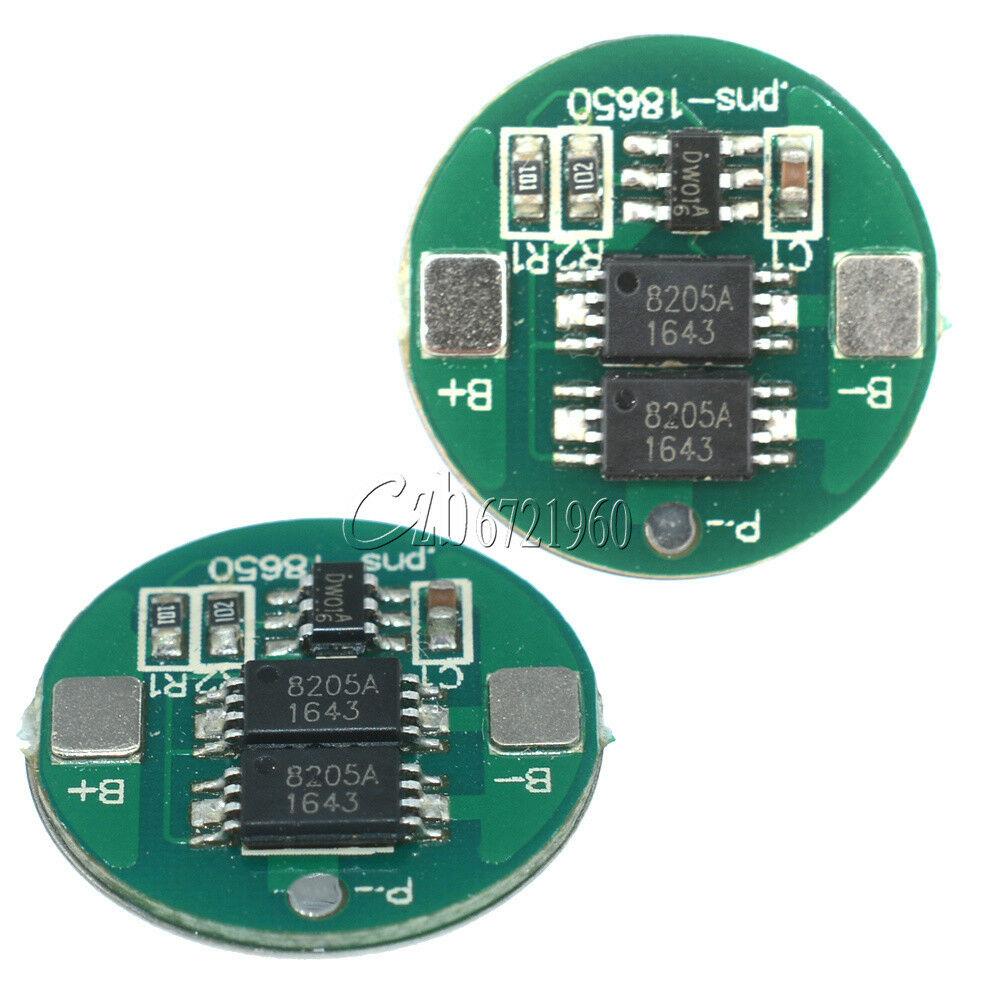 10PCS 18650 Lithium Li-ion Battery Protection Board Dual MOS Battery Protection