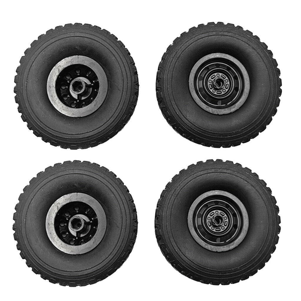 Pack of 12 RC Car Tire for WPL B24 B24K C14 C14K C24 Crawler Spare Parts