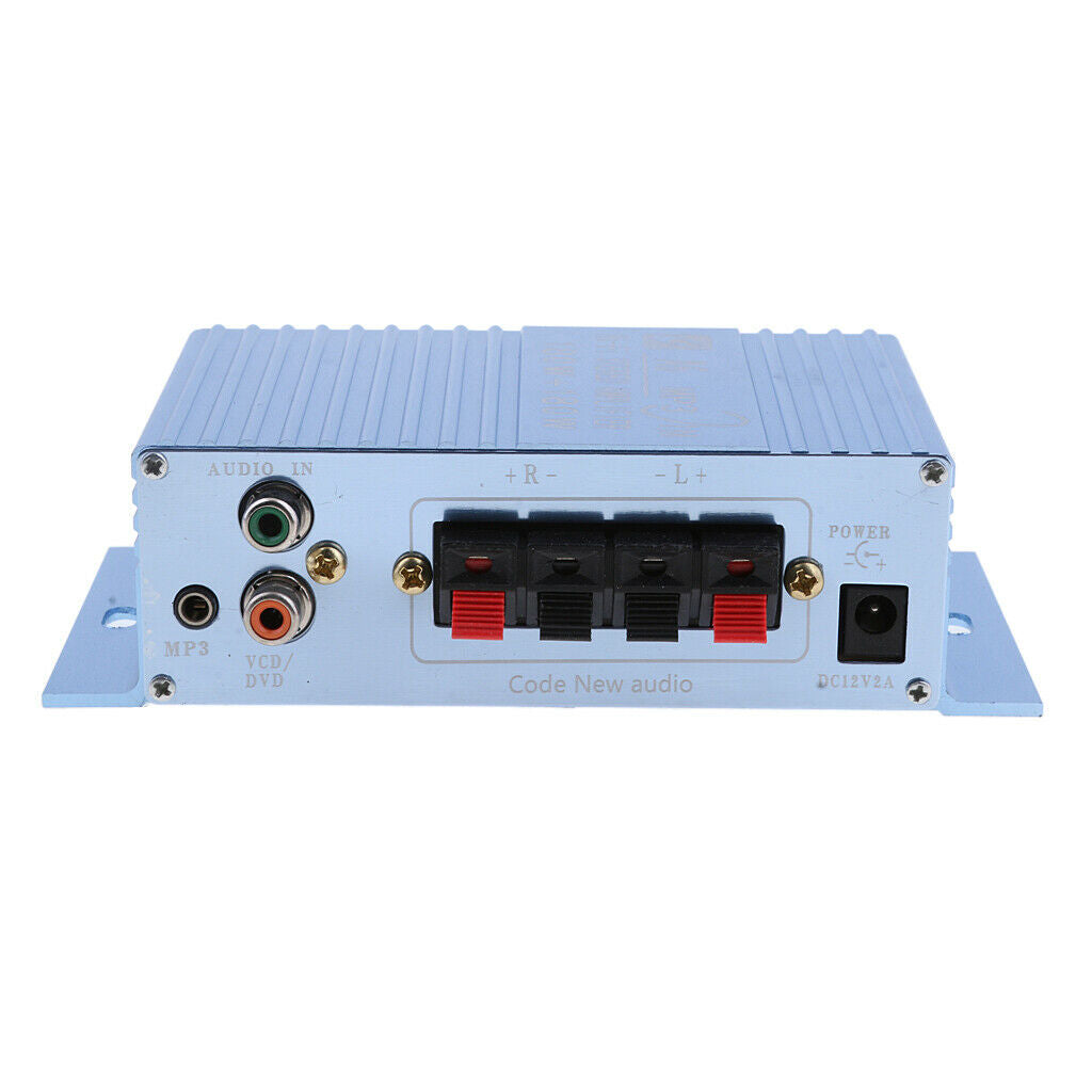 Car Vehicle Dual Channel Amplifier 180W+180W Mini Hi-Fi Stereos Audio Amp