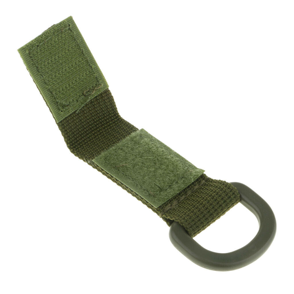 6pcs Nylon Molle Webbing Hanger Hook, Carabiner Water Bottle Buckle Holder for