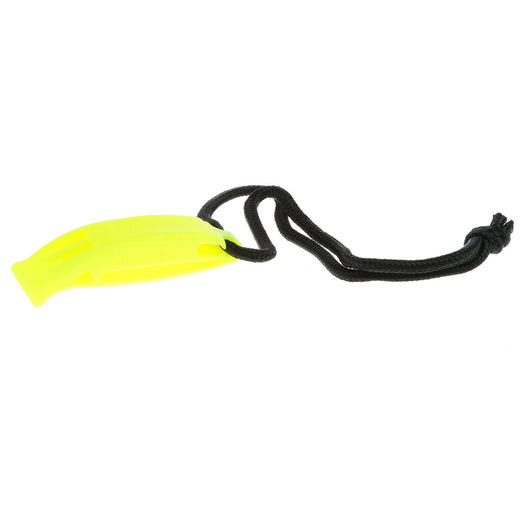 3 Pieces/ Set Emergency Survival Safety Whistles with Lanyard for Scuba Diving