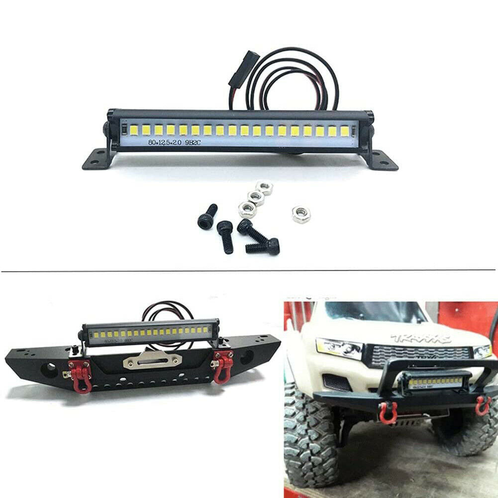 18 LED Light Lamp Roof Bar For 1/10 SCX10 RC Crawler Car Traxxas TRX4 SCX10