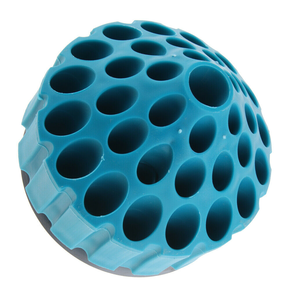 Multifunctional Blue Plastic Round Shape Drill Bit Storage Case Stand Holder