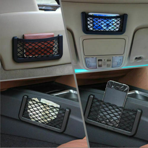Creative Car Auto Seat Side Back Net Storage Bag Phone Holder Pocket Organizers