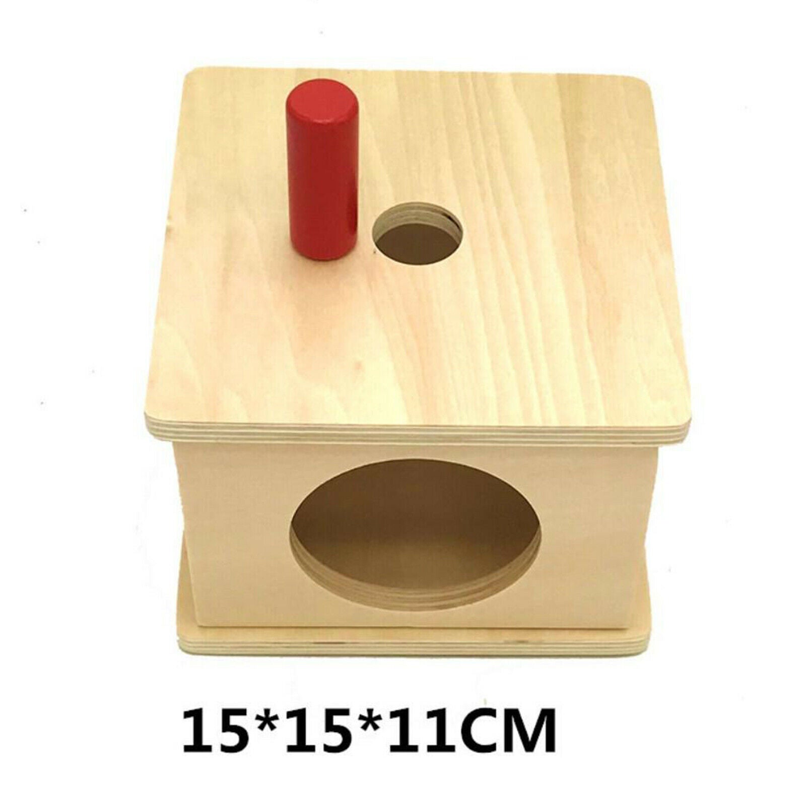 Creative Wooden Object Permanence Box Montessori Present for Baby Shower