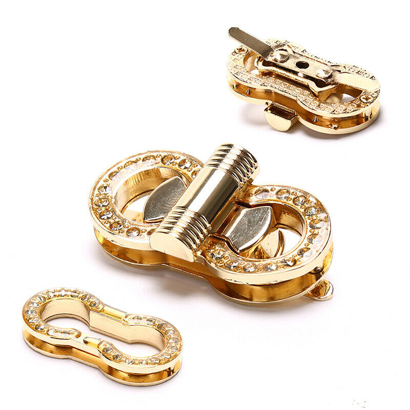 Metal Clasp Turn Twist Lock for DIY Handbag Craft Shoulder Bag Purse Hard.l8