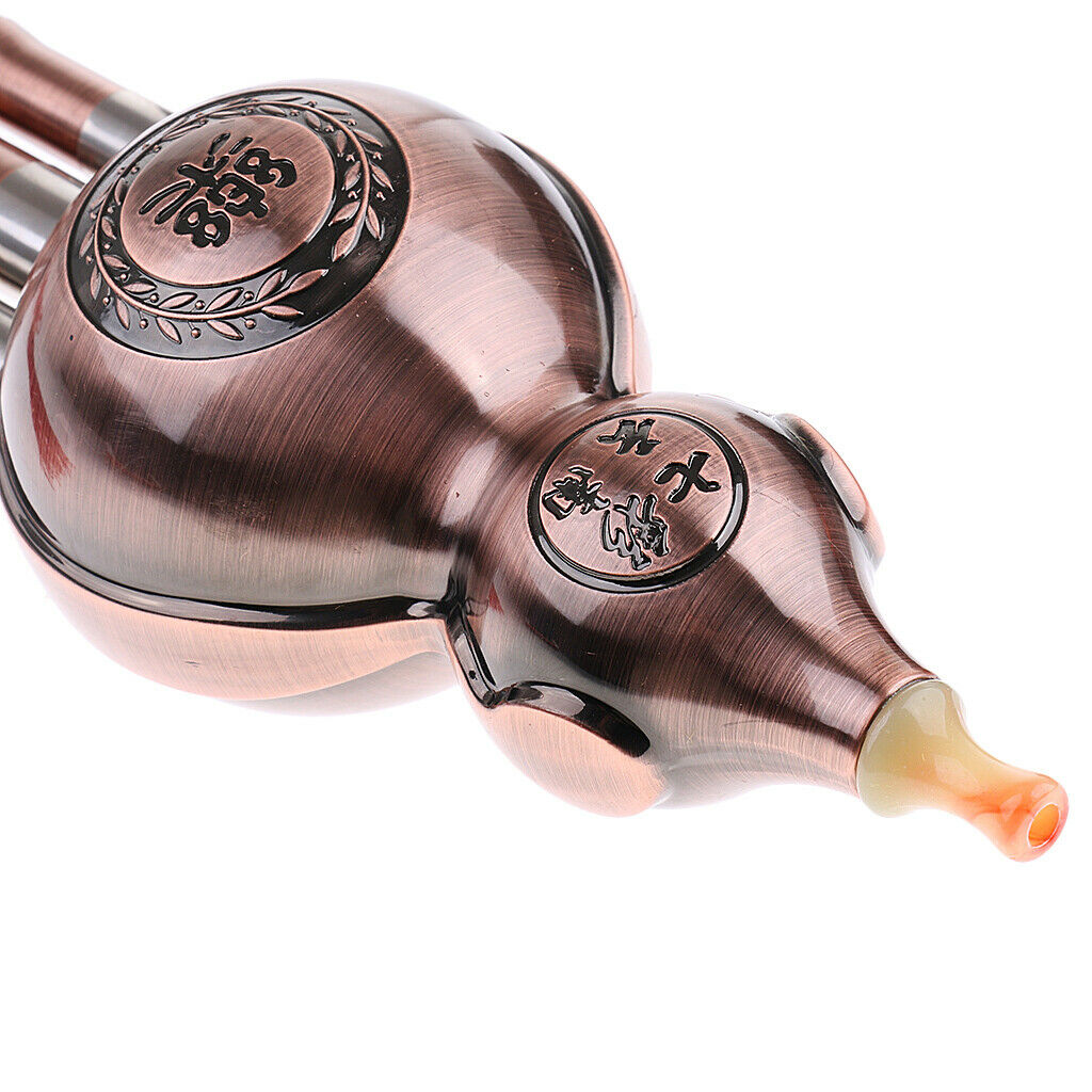 Professional Copper Plated Cucurbits Flute Musical Instrument