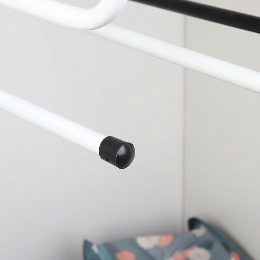 Metal Pants Hanger Closet Space Saver Trousers Scarf Towel Storage Organizer
